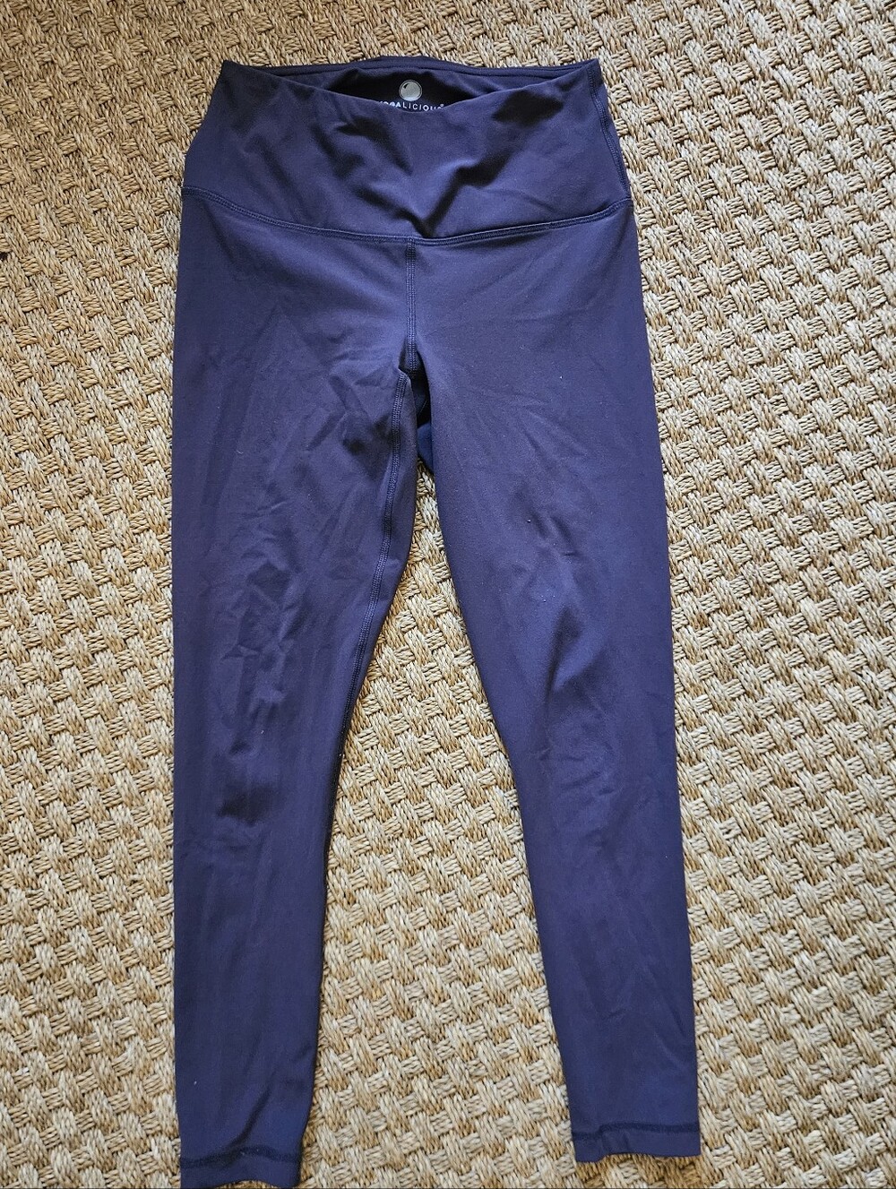 Yogalicious Womena Purple High-Rise Leggings